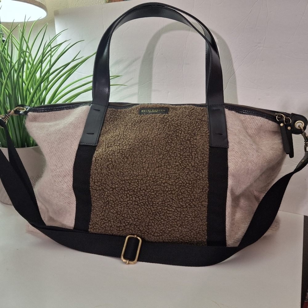 Kelsi Dagger Black and Brown Travel Bag